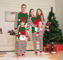 Family Christmas Pajamas Matching Sets Red Stripe Xmas