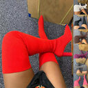 Over Knee Long Boots Pointed Toe High Heel