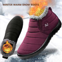 Winter Snow Boots Women Waterproof Shoes Warm Ankle