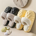 Fuzzy Slippers Women Winter Bedroom Indoor Shoes