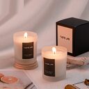 Smokeless Handmade Soy Wax Scented Candle With Clear