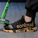 Indestructible Steel Toe Work Shoes For Men Letter