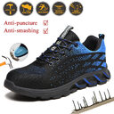 Men Sneakers Indestructible Steel Toe Work Shoes Comfortable