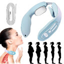 EMS Neck Acupoints Lymphvity Massager Device Intelligent