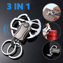 3 In 1 Fidget Spinner Keychain With Pocket
