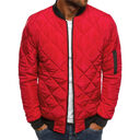 Solid Color Coat Winter Stand Collar Jacket