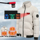 Outdoor Warm Heated Jacket Windproof Cotton Padded Clothes