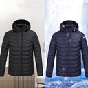Winter Heated Plus Size Jacket Electric Clothing