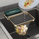 Sink Filter Rack Kitchen Foldable Strainer Mesh Bag