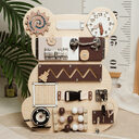 Bear Busy Board Children's Montessori Wall Game Toys