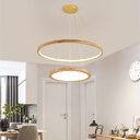 Log Japanese Living Room Tea Chandelier