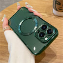Creative Lens Film Plating Magnetic Suction Phone Case
