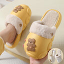 Baer Fluffy Slippers Winter Detachable Washable House Shoes