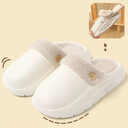 Detachable Washable Slippers Winter Warm House Shoes Bedroom