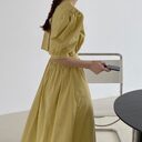Dress For Women Fitted Waist Backless Temperament Long