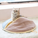 Round Fan Cotton And Linen Wool Warm Semi