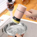 Electric Cleaning Brush Dishwashing Automatic Wireless USB Rechargeable