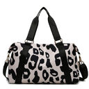 Women Travel Duffel Bag Cow Pattern Handbag Fitness