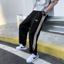 Sweatpants For Men Matching Color Straight Tube Loose