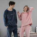 Flannel Pajamas Sets Winter Home Clothes For Women