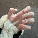 Wear Nails Red Glitter Christmas Nail Art