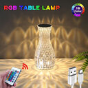 Vase Shape Atmosphere Crystal Lamp Romantic Bedside Diamond
