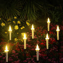 Outdoor Solar Candle LED Ground Lamp Garden Decoration