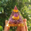 Crystal Ball Pyramid Ornaments