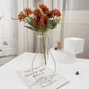 White Retro Iron Line Table Flowers Vases Nordic