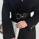 New Autumn Winter PU Elastic Belt For Women