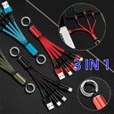 3 In 1 Multi Charger Cable For Phone