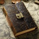 Vintage Journal Cowhide Notebook