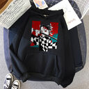 Anime Print Men's And Women's Hoodies Harajuku Street