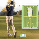 Portable Golf Training Mat For Swing Detection Batting