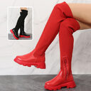 Long Boots Women Winter Shoes Fashion Side Zipper