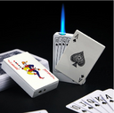 Poker Card Metal Windproof Straight Forward Creative Personalized