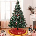 Christmas Decorations Tree Skirt Deer Carriage