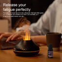 RGB 130ML Flame Humidifier Diffuser Aroma Essential Oil