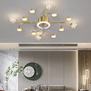 Modern Smart Bedroom Ceiling Fan Lamp