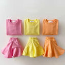 Fashionable Clothing Suit Baby Leisure Children's Candy Color