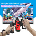 Plastic Game Console Controller Holder Fishing Rod Shaped