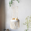 Macrame Hanging Pet Bed Cat Hammock Wall Bed-Pet