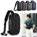 Waterproof Men's Chest Bag Shoulder Bags Crossbody Sling