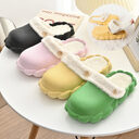 Detachable Shoes Winter Slippers For Women Waterproof