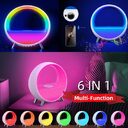 Atmosphere Lamp Bluetooth Speaker Smart Alarm Clock Night