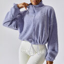 Outdoor Cashmere Sports Coat Women's Autumn Stand Collar