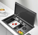 Sink With Cover Kitchen Stainless Steel