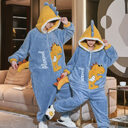 Women Men Pajama Winter Warm Sleepwear Couple