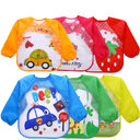 Children's Gown Long Sleeve Kids Waterproof Meal Baby