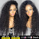 Deep Wave T Part Frontal Wig Human Hair